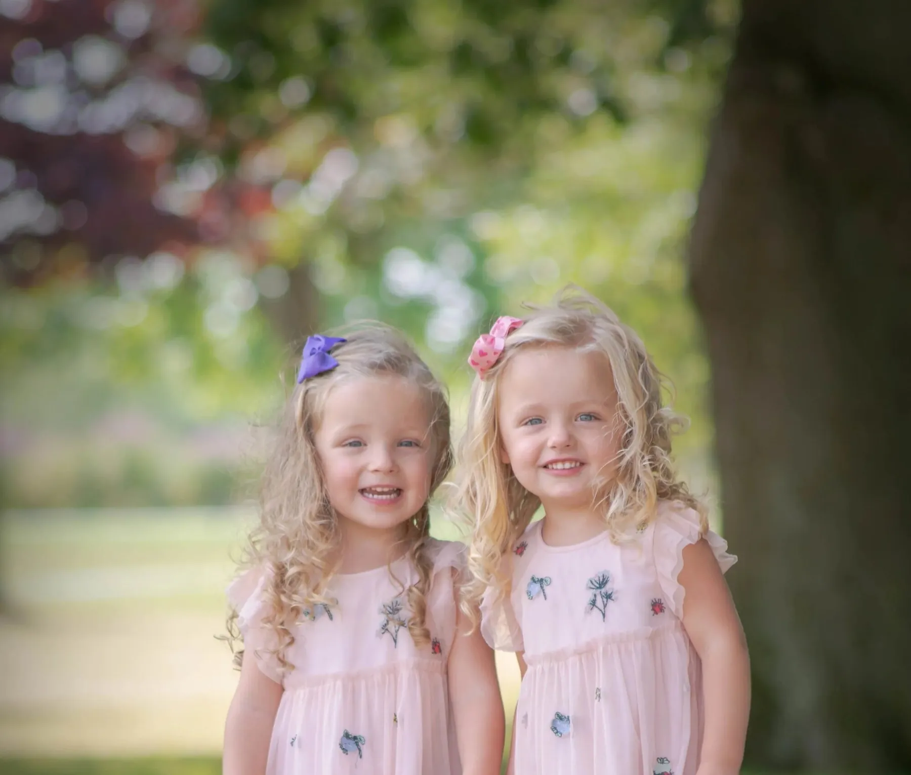 Family photo session of two sisters in Lancashire